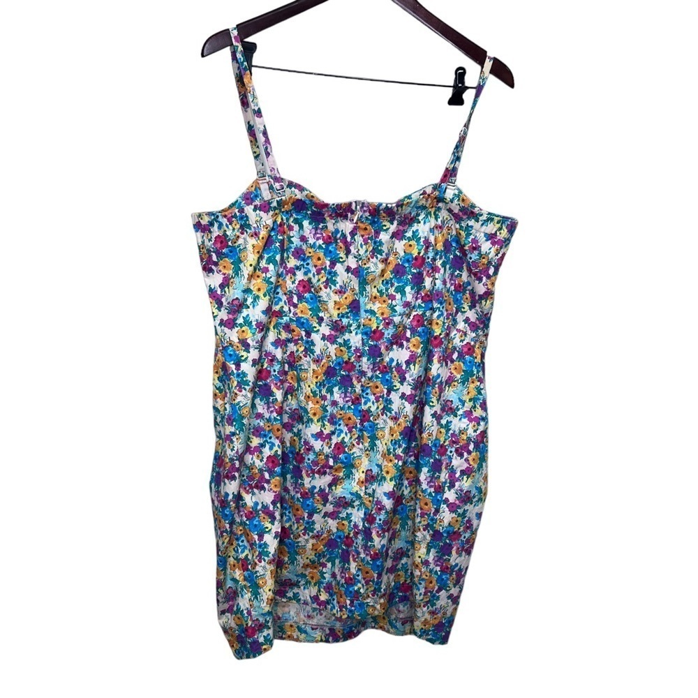ASOS Liberty Floral Bodycon Dress Size 18 100% Cotton